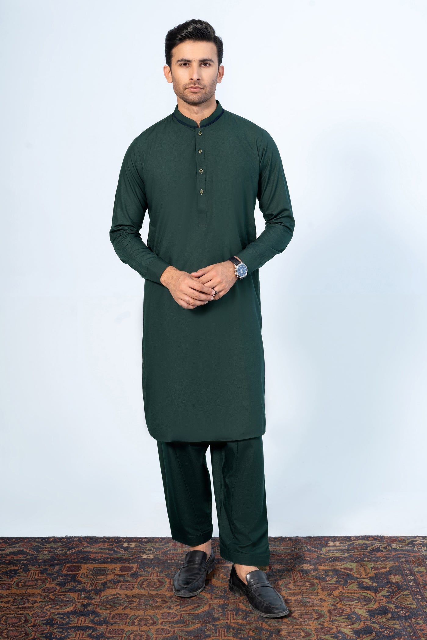 Olive Soft Cotton latha