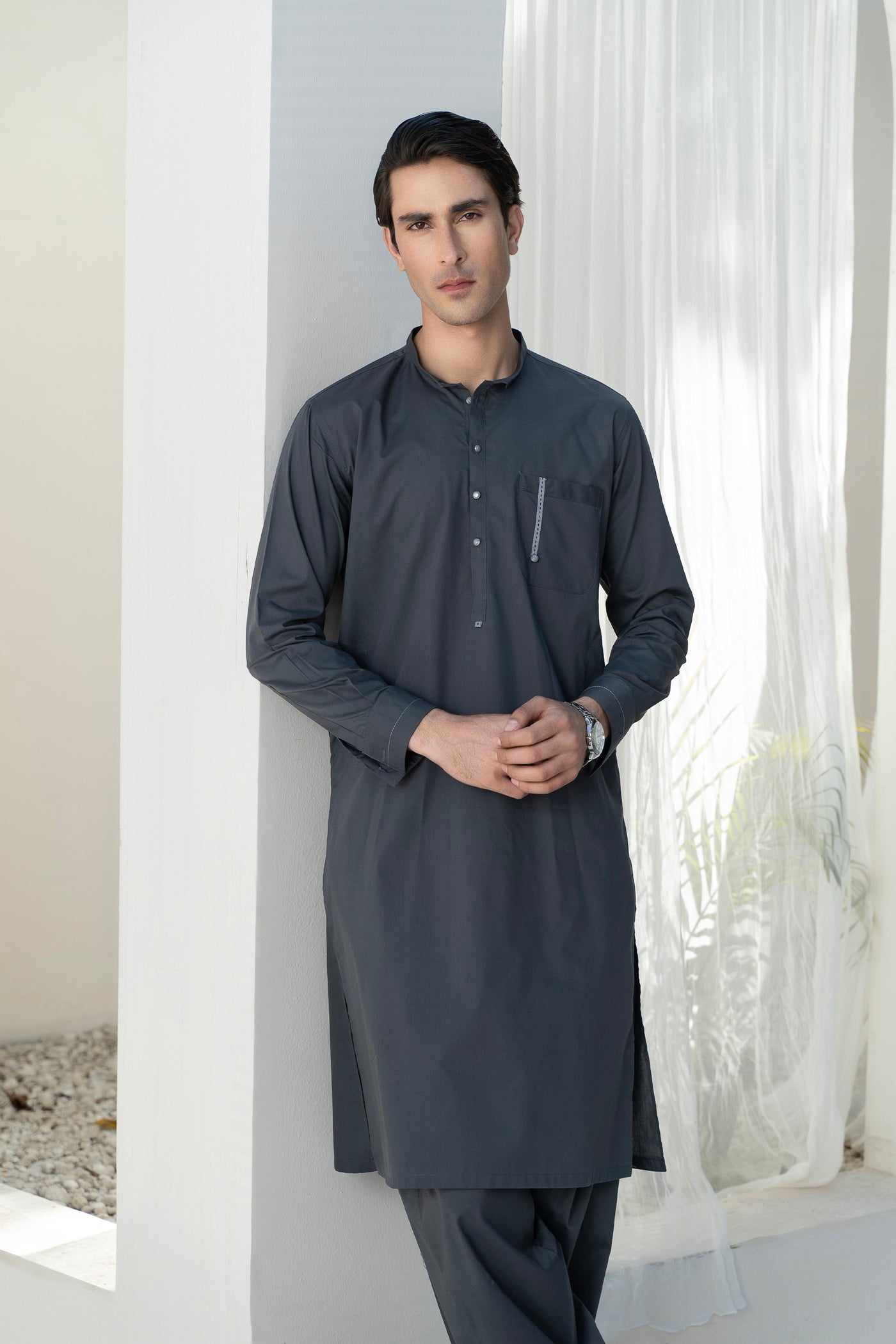 Charcoal Cotton Latha