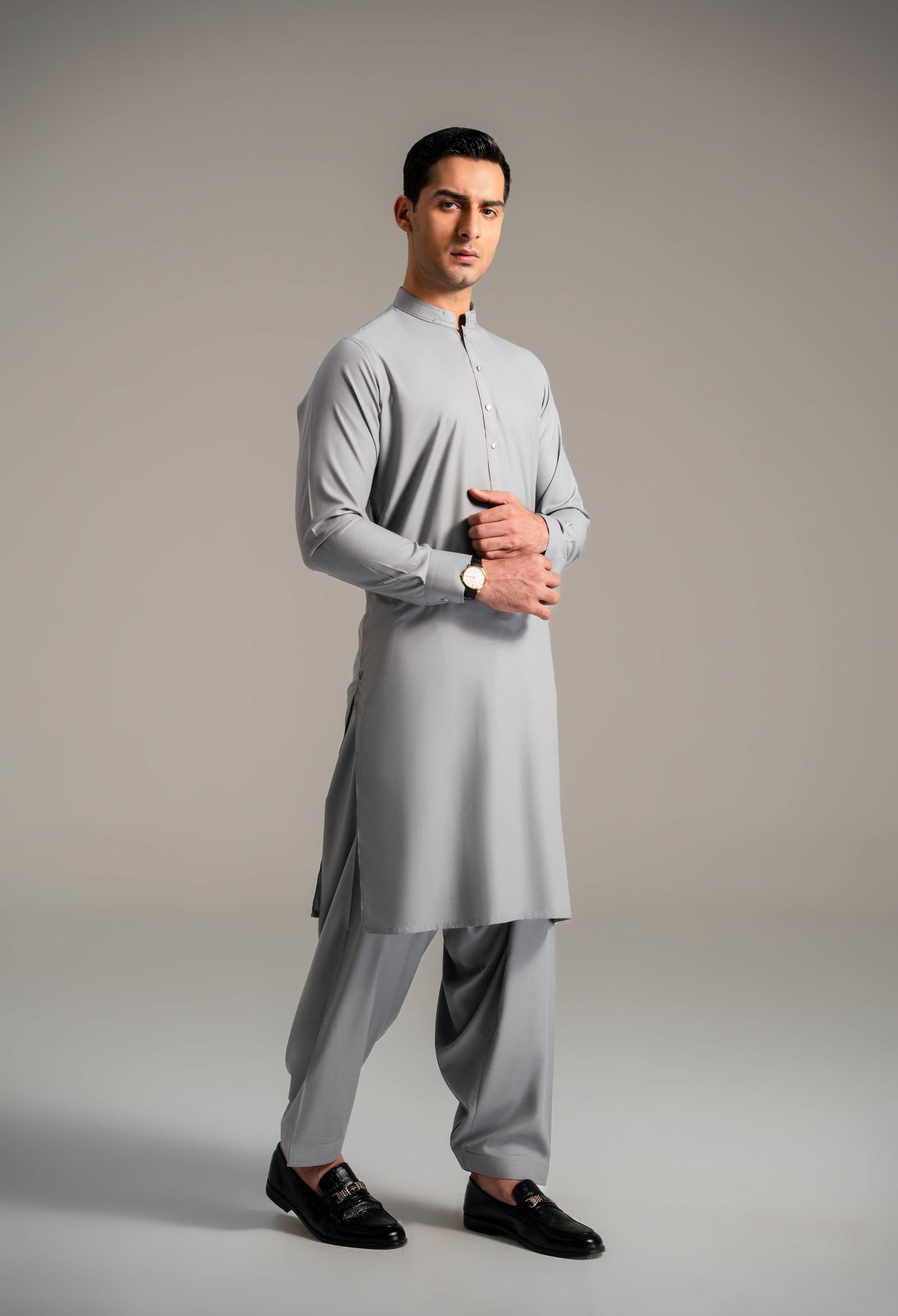 Titanium Silver Soft Cotton latha