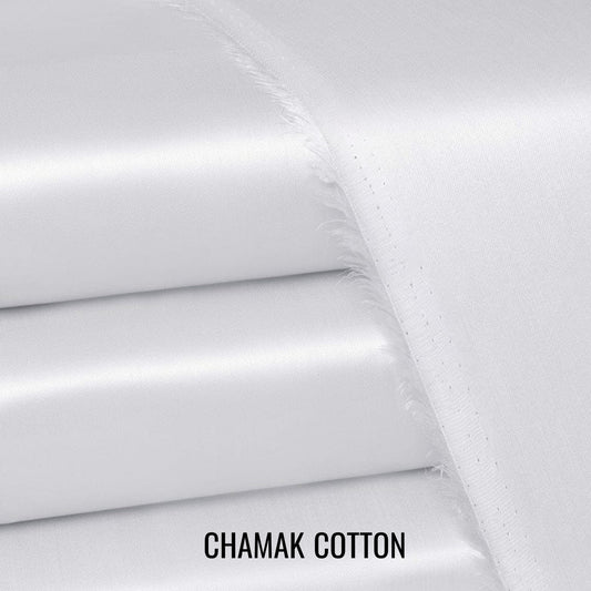 Chamak Cotton White